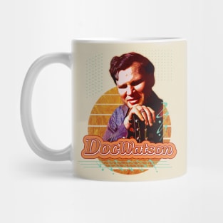 Doc watson \\ Retro Art Mug